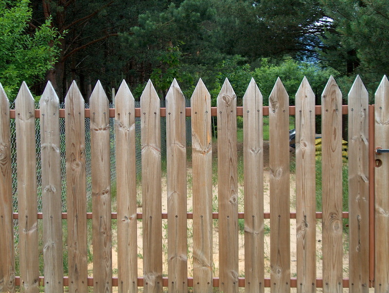 Dřevěný plot 