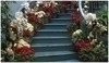 Vánočně vyzdobené schodiště